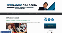 Desktop Screenshot of fernandocalagua.com