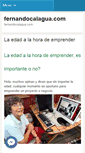 Mobile Screenshot of fernandocalagua.com
