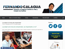 Tablet Screenshot of fernandocalagua.com